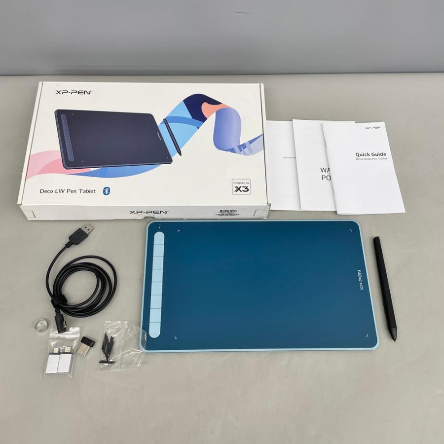 XP Pen Deco LW ペンタブレット ブルー IT1060B : ハウマッチYahoo!店