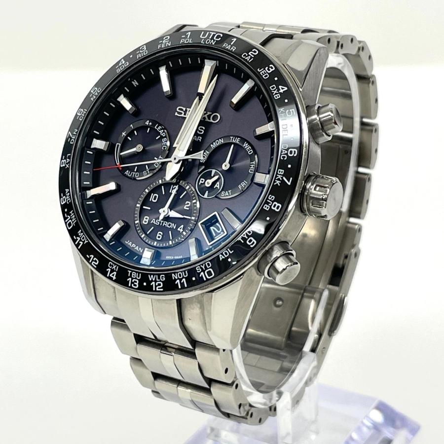 セイコー SEIKO 腕時計 アストロン デュアルタイム ソーラー電波 チタン セラミック コマ付き SBXC003/5X53-0AB0 SEIKO（セイコー） 腕時計 アストロン デュアルタイム ソーラー電波