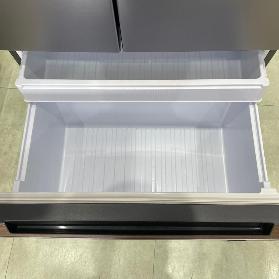 シャープ SHARP 冷蔵庫 6ドア 457L フレンチドア 2021年製 SJ-MF46H-H