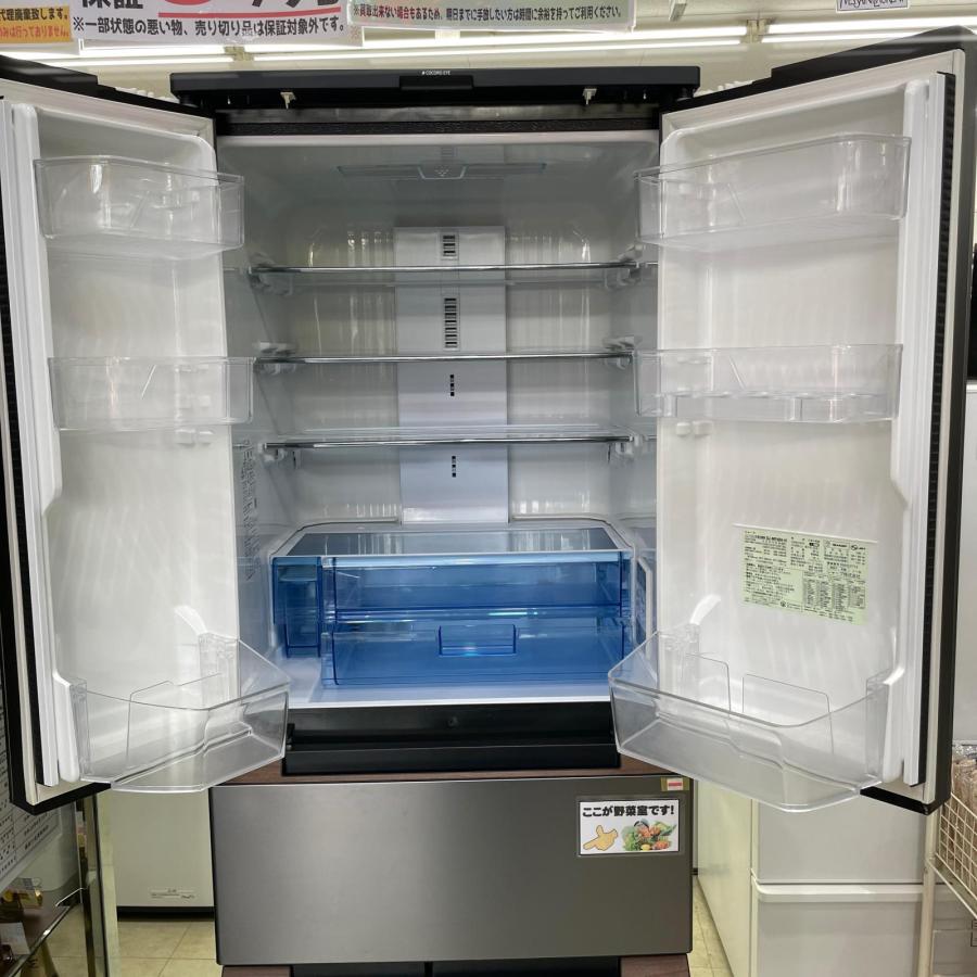 【美品】SHARP冷蔵庫 457L SJ-MF46H-H 2021年製 シャープ SHARP 冷蔵庫 6ドア 457L フレンチドア 2021年製 SJ-MF46H-H