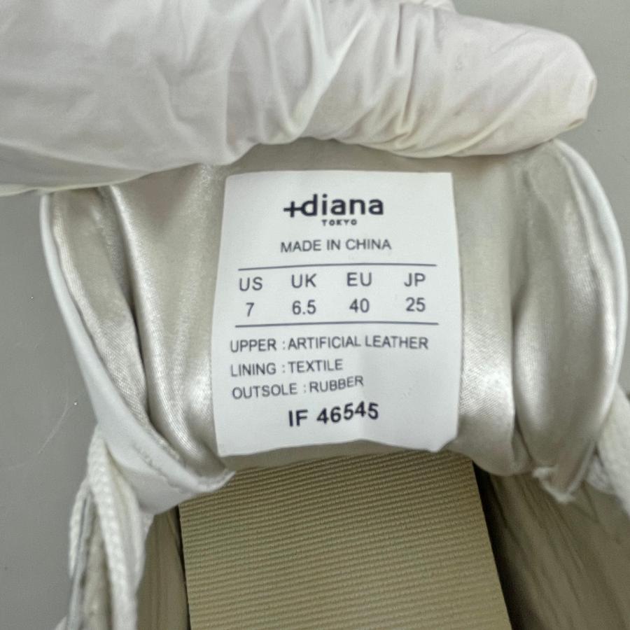 Bridal Edition プラスダイアナ +diana 25 ホワイトグリッター IF 46545 スニーカー |  | 07