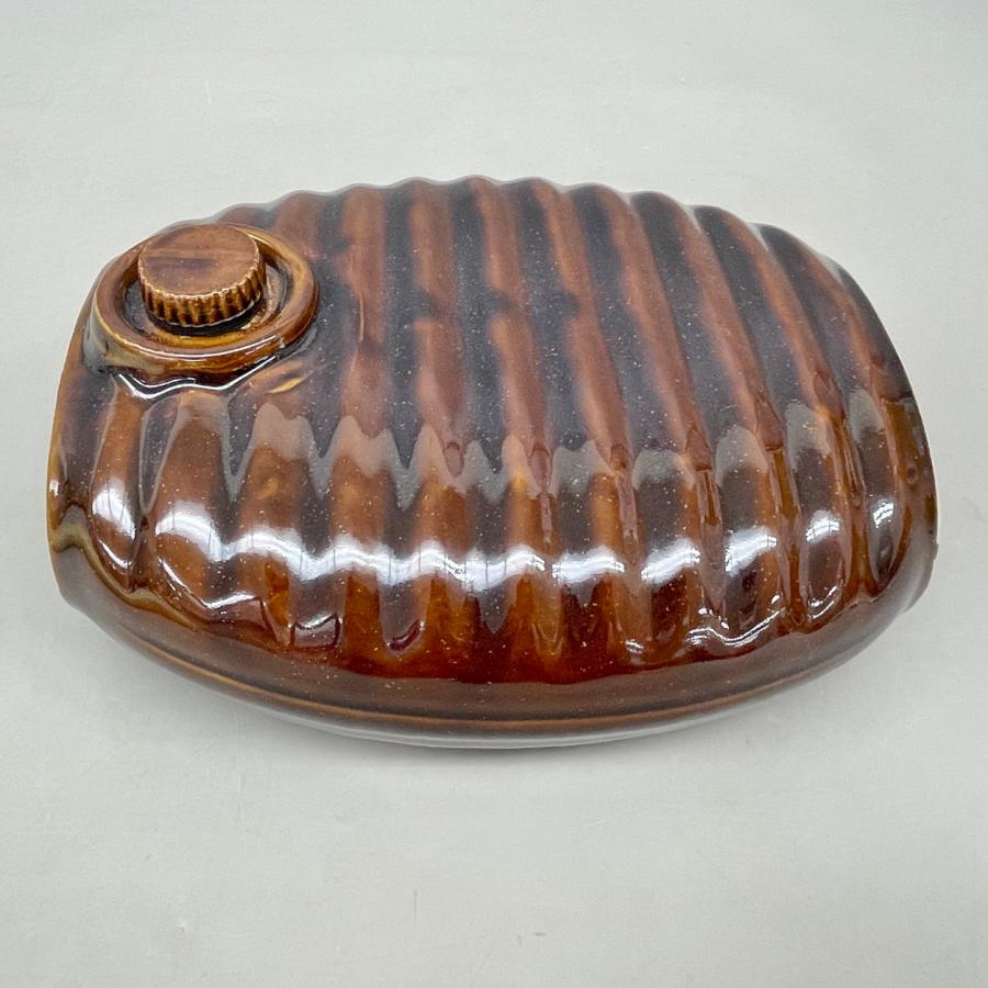 陶器製湯たんぽ 袋付き 昭和レトロ : ハウマッチYahoo!店 - 通販
