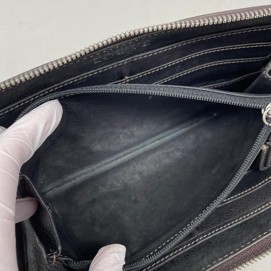 LOEWE ロエベ 長財布 ビッグアナグラム ラウンドファスナー