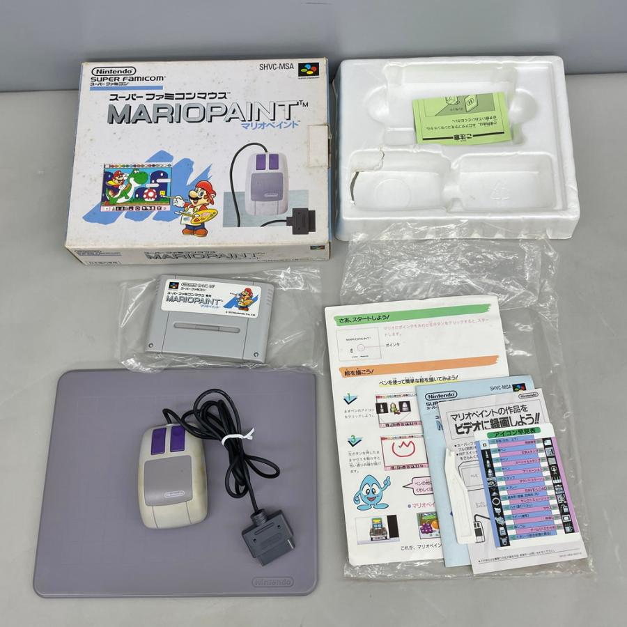 スーパーファミコン用ソフト マリオペイント SFC マウス 箱付き Nintendo SHVC-MSA SNS-016 |  | 01