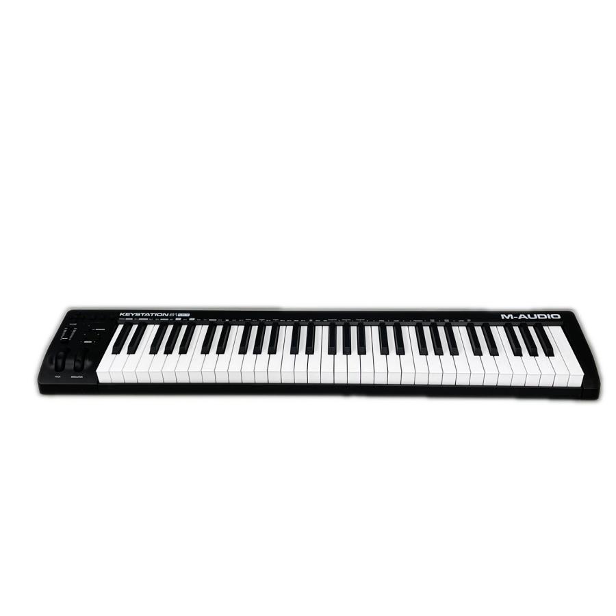 M-AUDIO Keystation 61 MK3 ベロシティ対応セミウェイト61鍵USB MIDIキーボード | 
