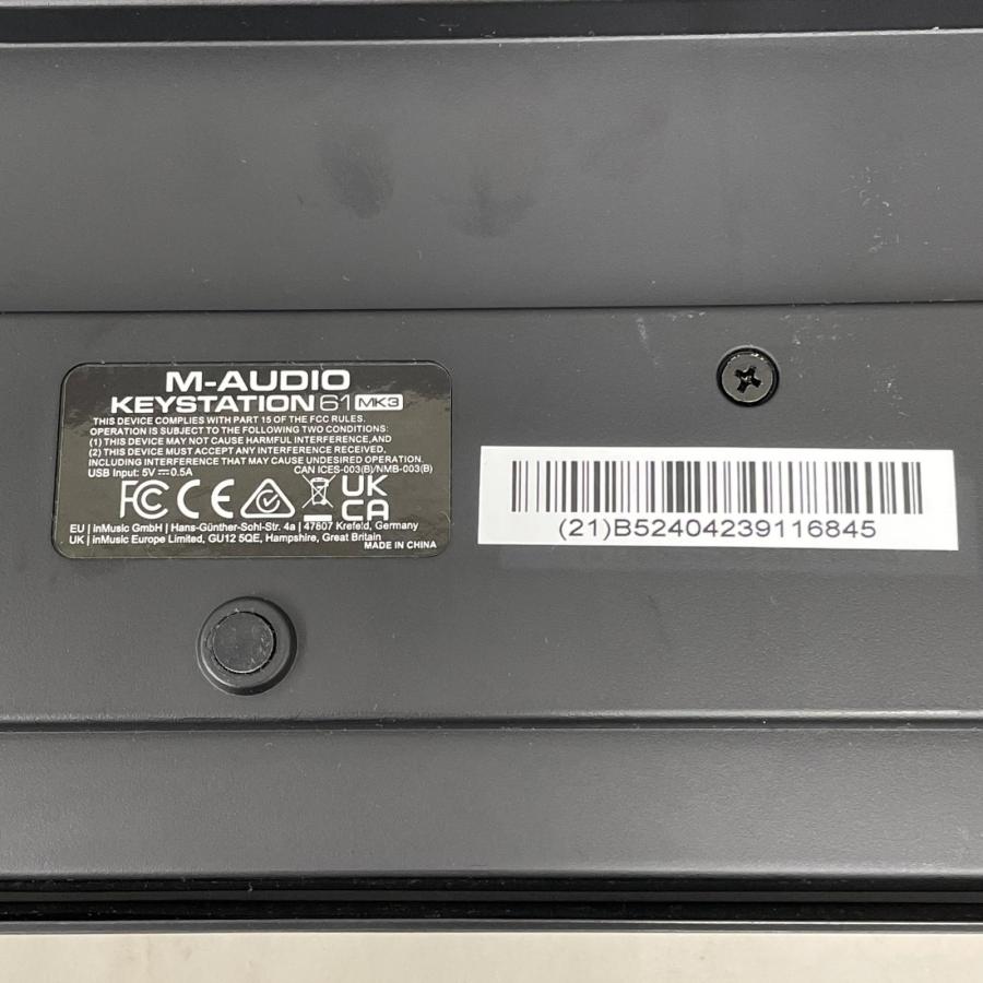 M-AUDIO Keystation 61 MK3 ベロシティ対応セミウェイト61鍵USB MIDIキーボード |  | 08