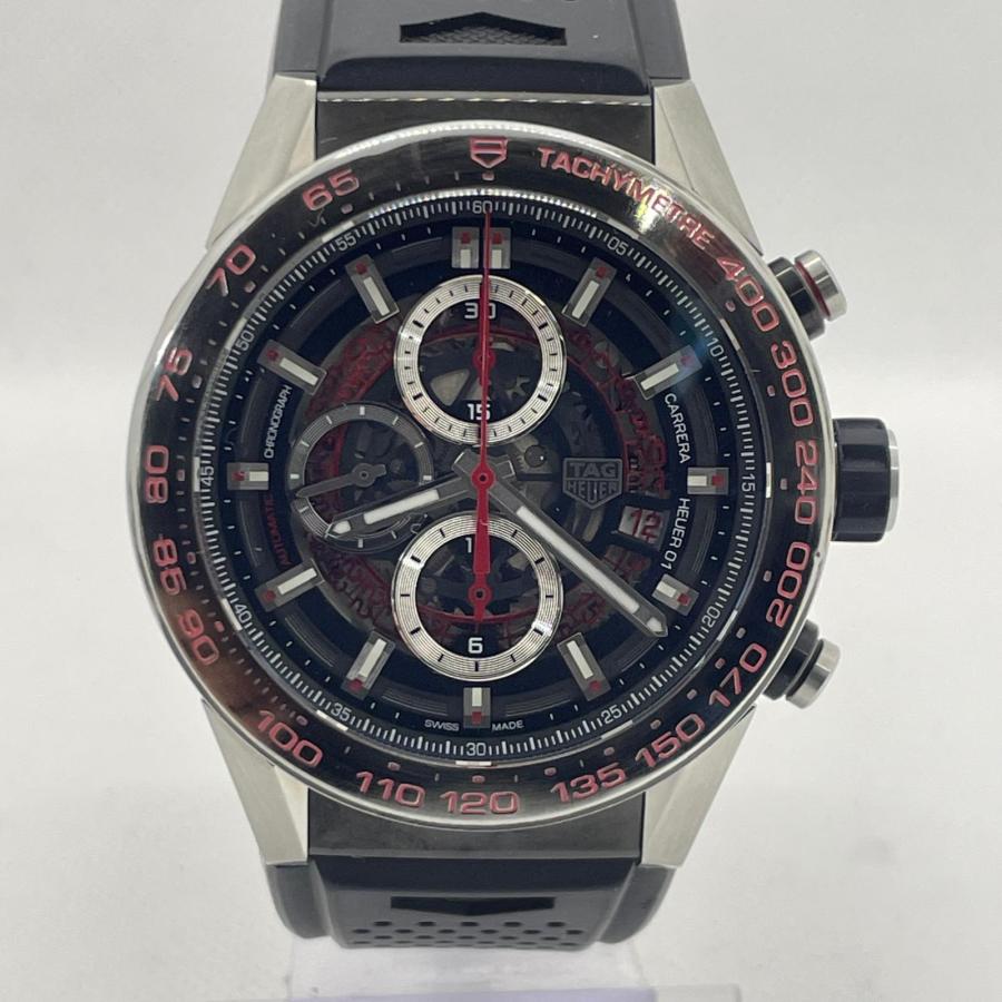 タグホイヤー TAG HEUER 腕時計 カレラ クロノグラフ 45mm キャリバーホイヤー01 自動巻き CAR2A1Z |  | 01