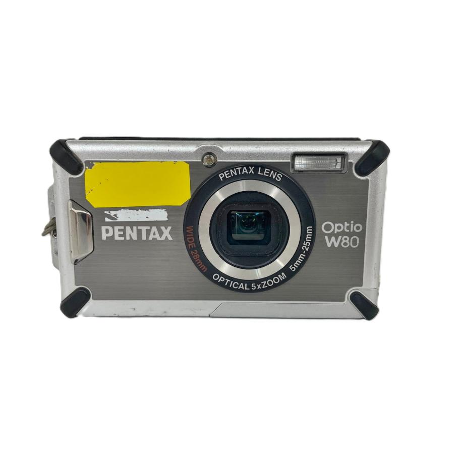 Optio W80 ペンタックス PENTAX コンパクトデジタルカメラ シルバー