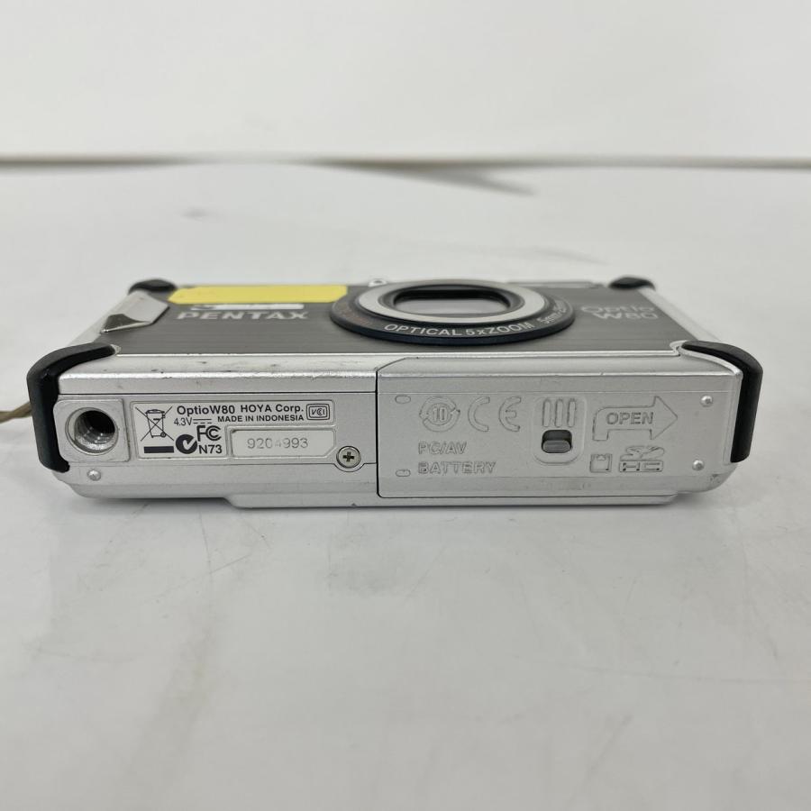 Optio W80 ペンタックス PENTAX コンパクトデジタルカメラ シルバー