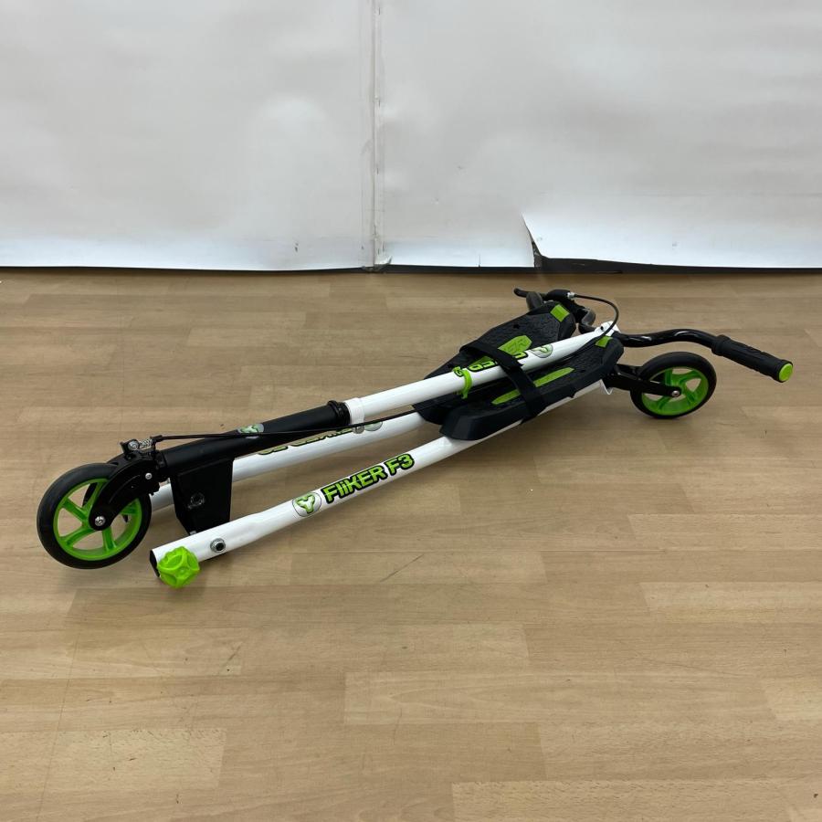 Y FLIKER F3 Yフリッカー 3輪キックボード ホワイト グリーン