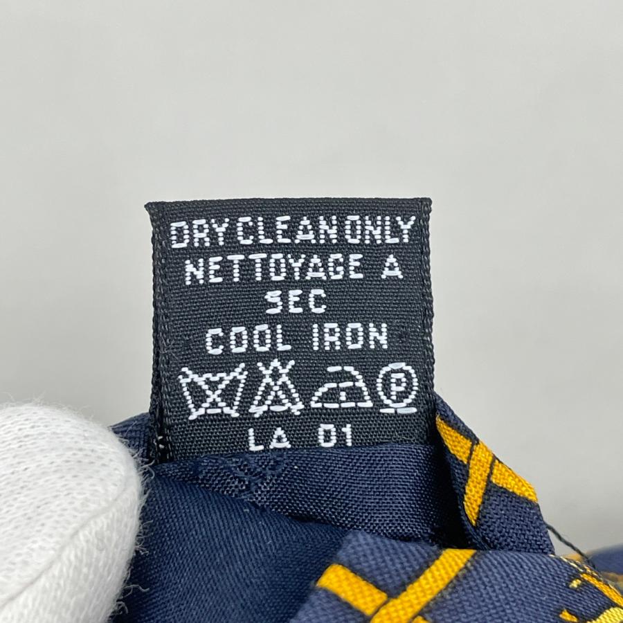 シャネル CHANEL ネクタイ シルク100% ネイビー 総柄 : ハウマッチ