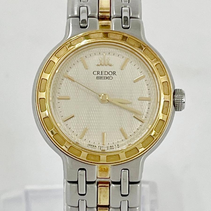 クレドール CREDOR セイコー SEIKO 腕時計 7371-0100 クォーツ SS/18KT クレドール CREDOR セイコー SEIKO 腕時計 7371-0100 クォーツ SS/18KT