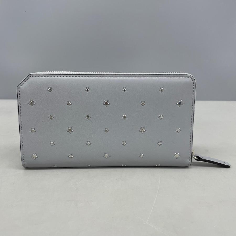 JIMMY CHOO ジミーチュウ ラウンドファスナー長財布 カーナビー スター