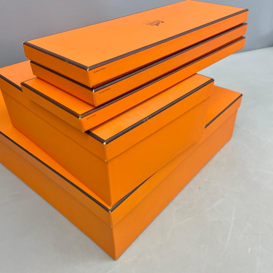 エルメス☆空箱 ギフトボックス 5点セット収納袋 HERMES エルメス 空箱 まとめて計5個セット ギフトボックス