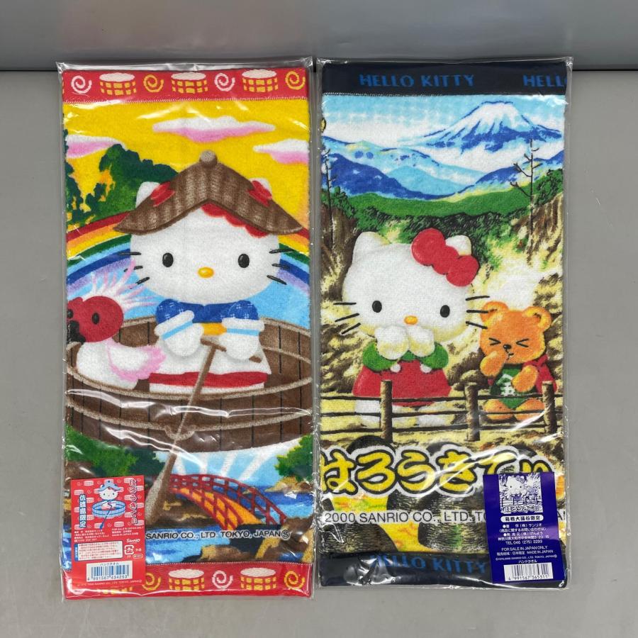 ハローキティ ご当地ハンドタオルまとめ8枚セット 神戸中華街 富士