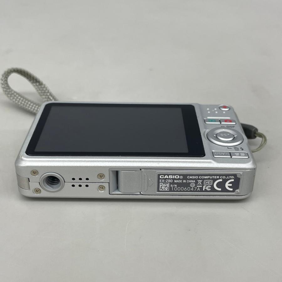 カシオ CASIO EXILIM コンパクトデジタルカメラ シルバー EX-Z80