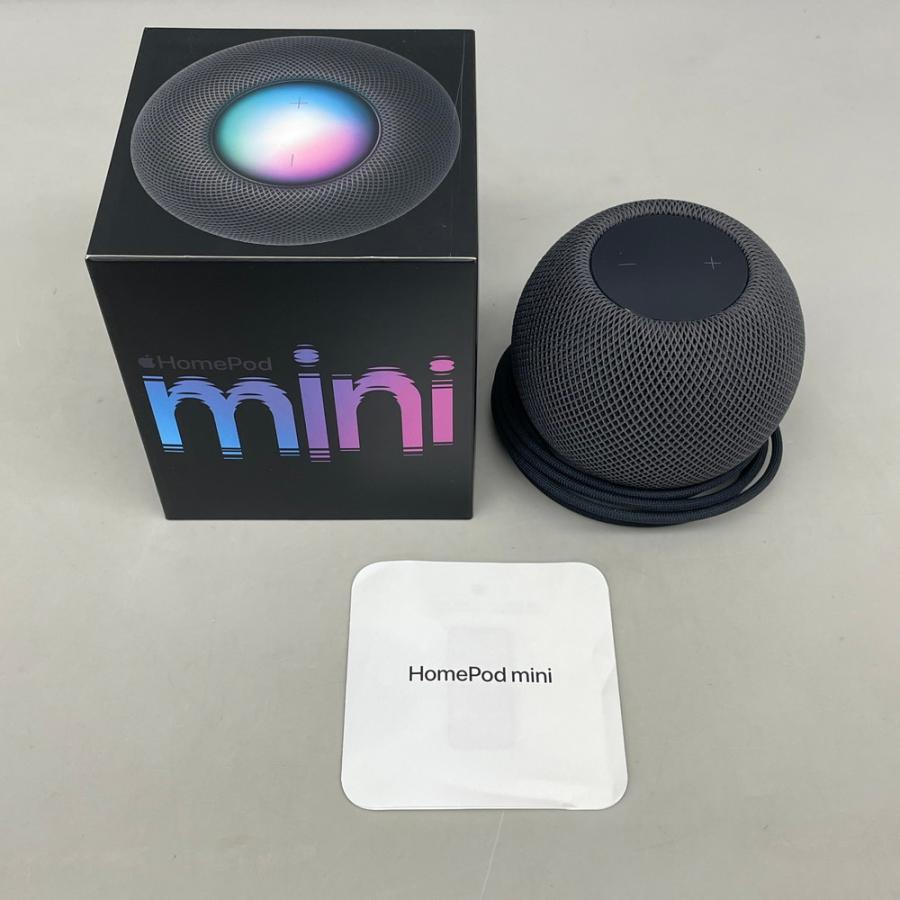 アップル Apple スマートスピーカー HomePod mini スペースグレイ