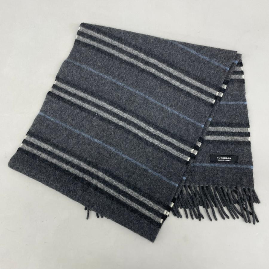 ✨美品✨BURBERRY バーバリーブラックレーベル マフラー カシミヤ100% BURBERRY BLACK LABEL（バーバリーブラックレーベル） カシミヤ