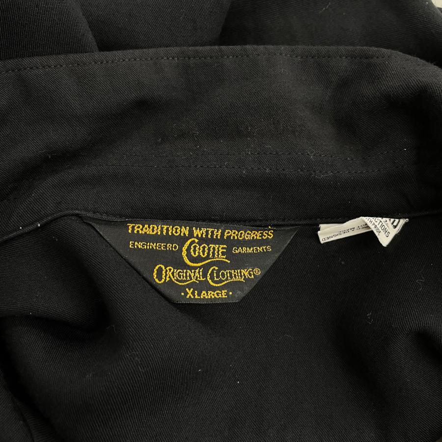 ボーリングシャツ COOTIE Engineered Garments クーティー XL ブラック