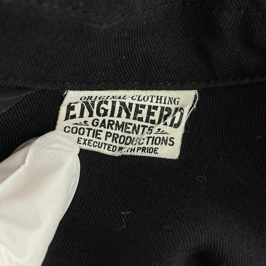 ボーリングシャツ COOTIE Engineered Garments クーティー XL ブラック 半袖 刺繍 ボーリングシャツ COOTIE Engineered Garments クーティー XL ブラック