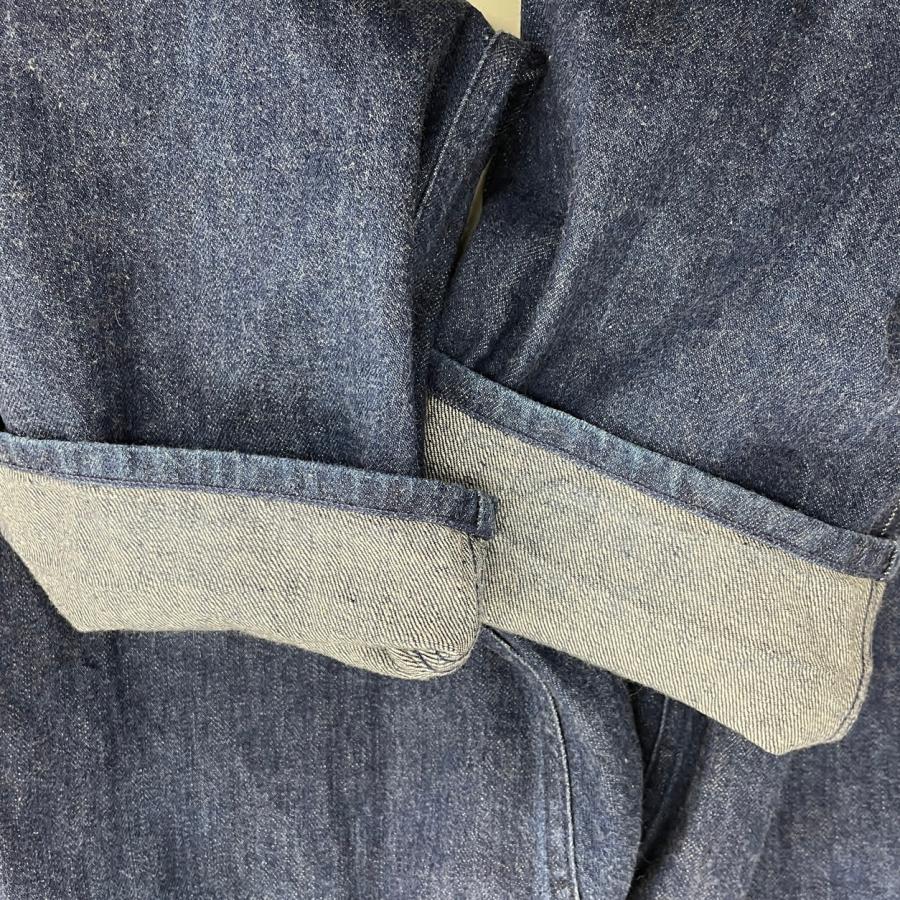 デニムパンツ ベルテッドパンツ COMOLI コモリ 0 綿100% : ハウマッチ
