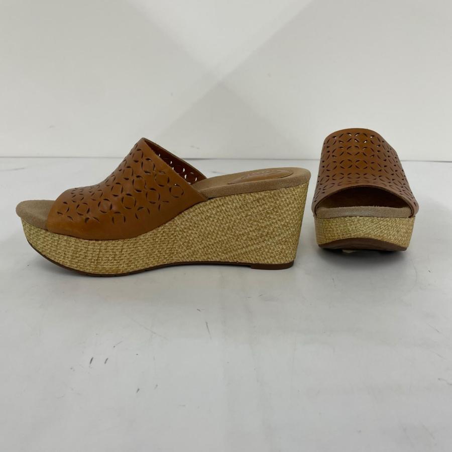 クラークス Clarks ウェッジヒールサンダル パンチングレザー サイズ UK5 | Clarks | 01