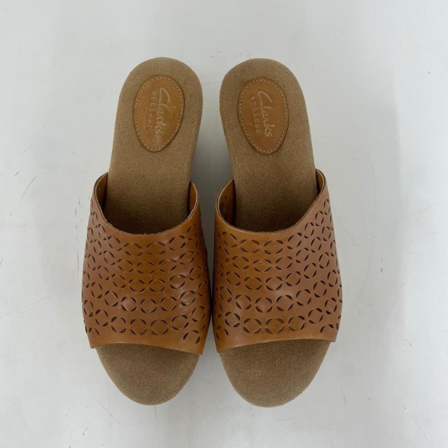 クラークス Clarks ウェッジヒールサンダル パンチングレザー サイズ UK5 | Clarks | 03