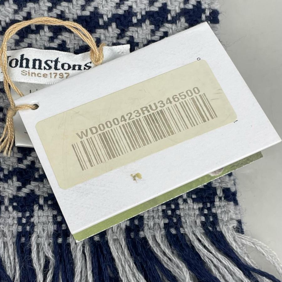 johnstons ジョンストンズ ウールマフラー 千鳥格子柄 スコットランド製 |  | 05