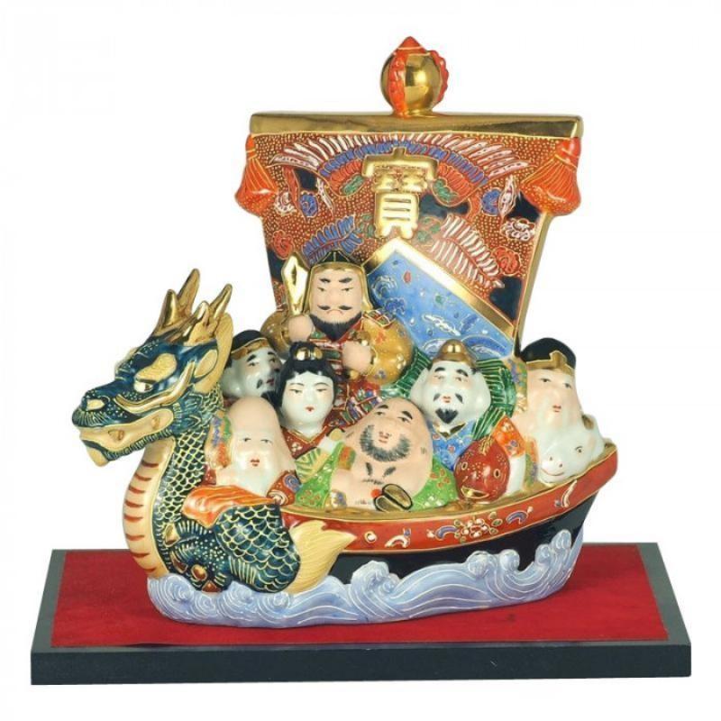 人気の商品九谷焼9号七福神宝船盛n196 14 新しいコレクション返品ok