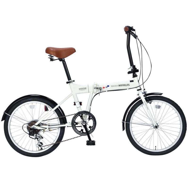 マイパラス 折畳自転車20インチ シマノ6段ギア m-208