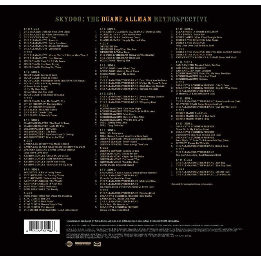【14LP 限定生産 輸入盤】デュアン・オールマン / SKYDOG: THE DUANE ALLMAN RETROSPECTIVE |  | 01
