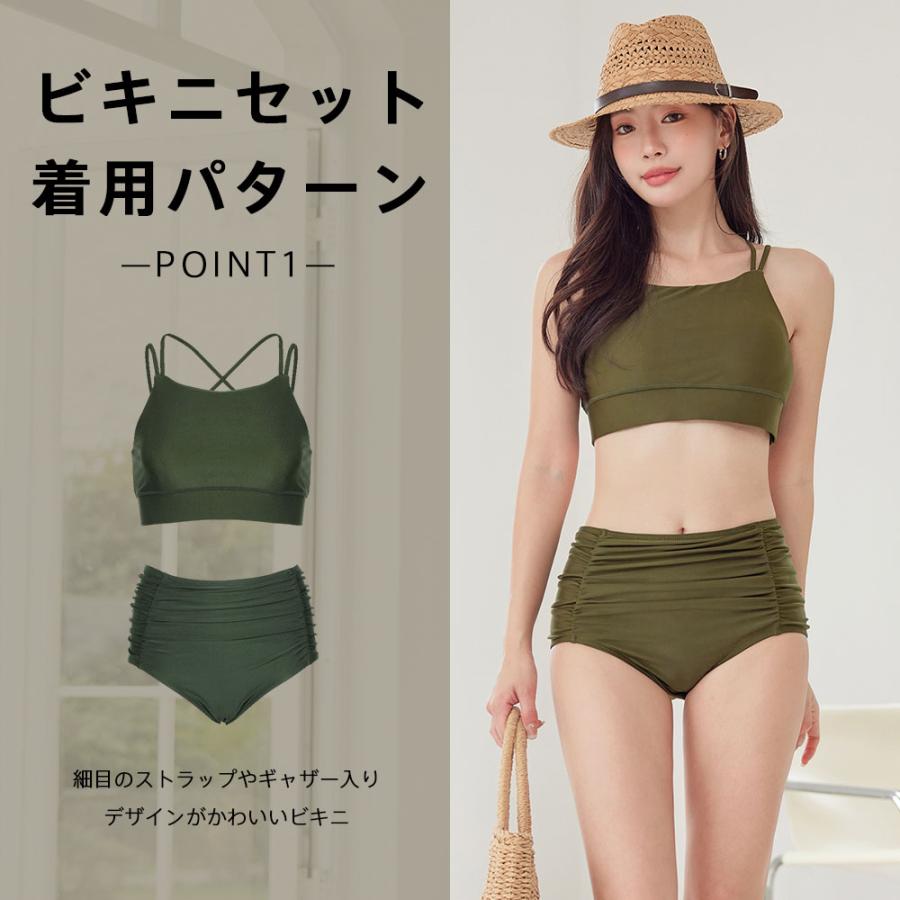 水着 レディース 体型カバー ビキニ 長袖シャツ ラッシュガード