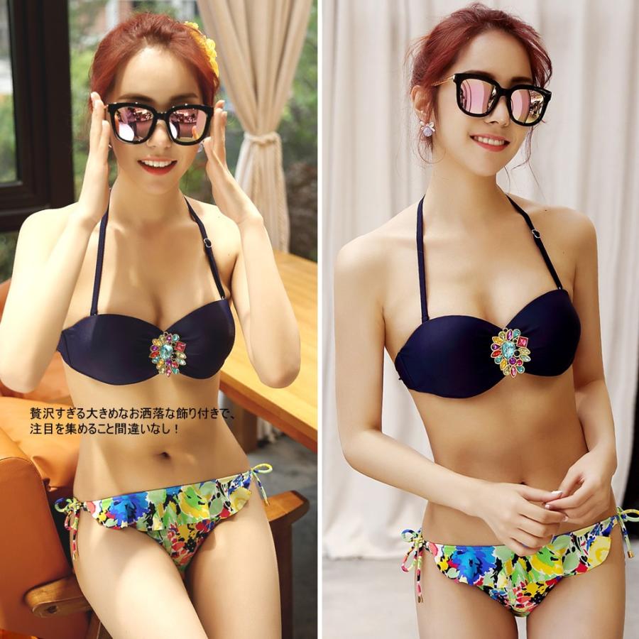 花柄セパレートビキニ miniministore｜花柄 ビキニ 4点セット セパレート水着 | Rakuten