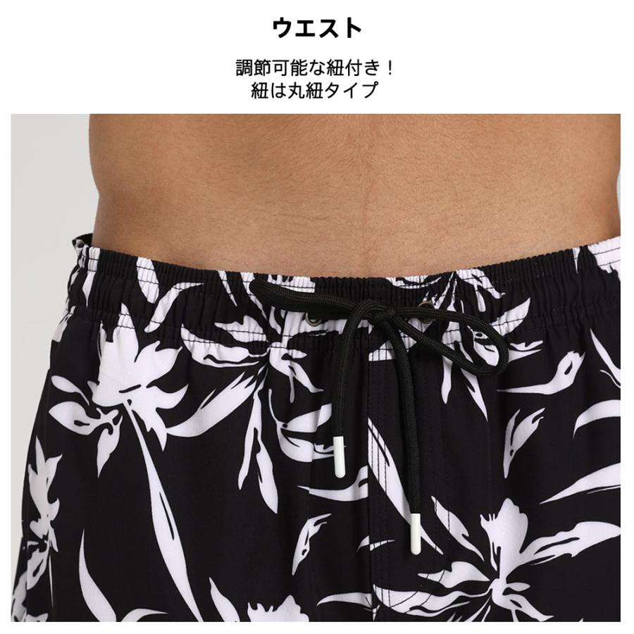 水着 メンズ サーフパンツ 海パン 6分丈 ハーフパンツ インナー付