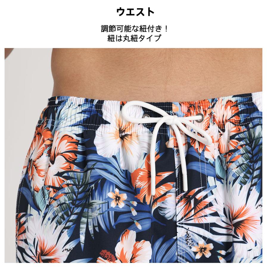 水着 メンズ サーフパンツ 海パン 5分丈 ハーフパンツ インナー付