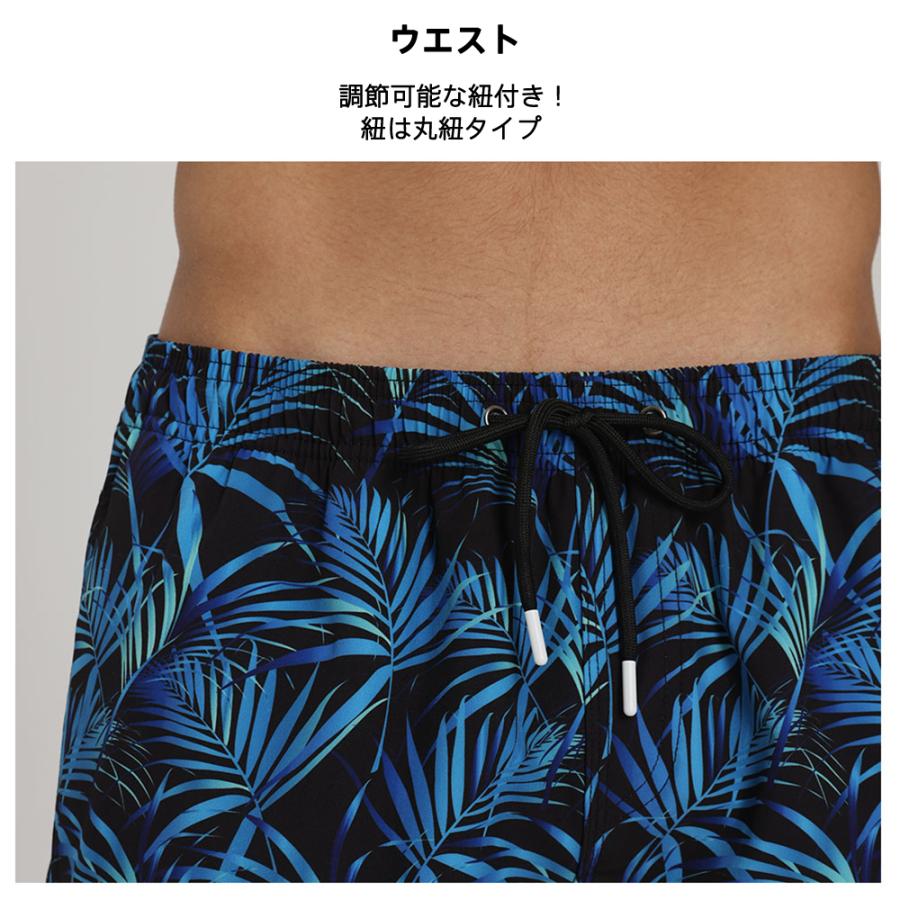 水着 メンズ サーフパンツ 海パン 3分丈 ハーフパンツ インナー付