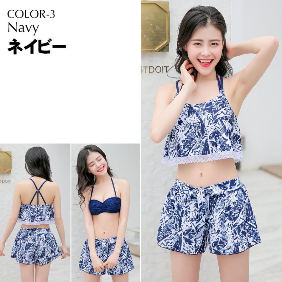 大人気 日本未入荷 OYSHO バンドゥビキニ 水着 上下セット 水着 レディース 体型カバー 4点セット バンドゥビキニ 柄物