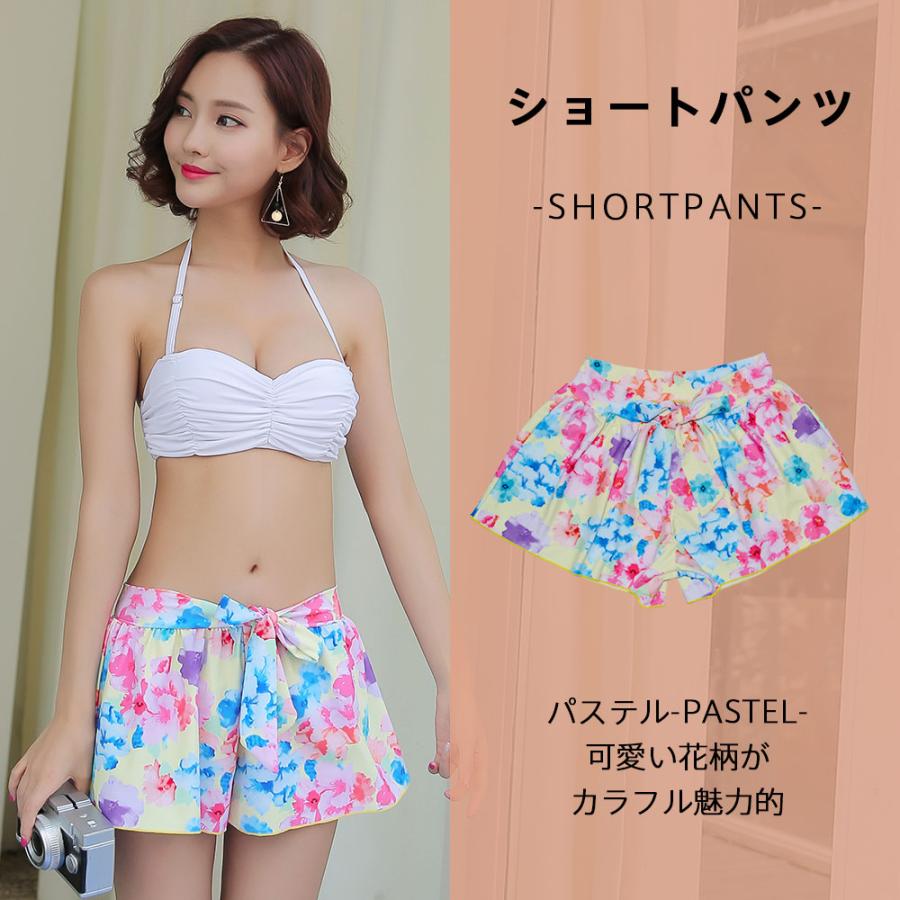 水着 ショートパンツ レディース ショート丈 ハーフパンツ ラッシュ