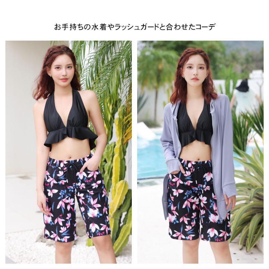 水着 ショートパンツ レディース 6分丈 サーフパンツ サーフショーツ