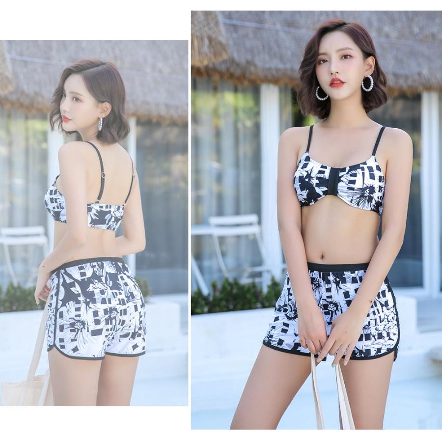 水着・ラッシュガード S QUEENS Bikini Beach Queen ビーチクイーン タンキニ 4点セット 水着 半袖