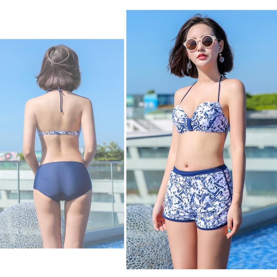 レディース 水着 ラッシュガード 4点セット フィットネス水着 ノン