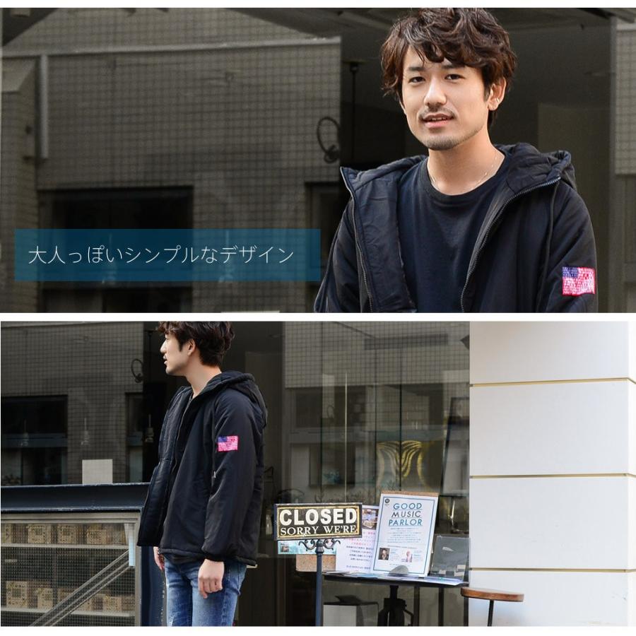 新発売】メンズ ブルゾン アウター ブルー ブラック 冬 おしゃれ