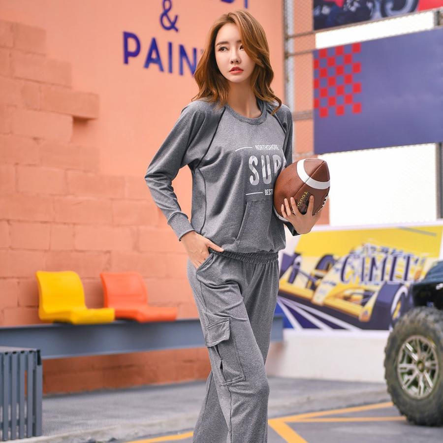 スポーツウェア フィットネスウェア 3点セット レディース ヨガウェア