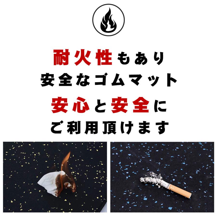 ジムマット 16枚セット 50×50 厚み25mm ゴムマット 筋トレ 衝撃吸収