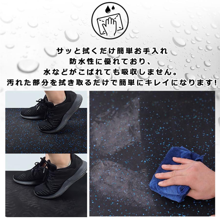 ジムマット 8枚セット 50×50 厚み25mm ゴムマット 筋トレ 衝撃吸収