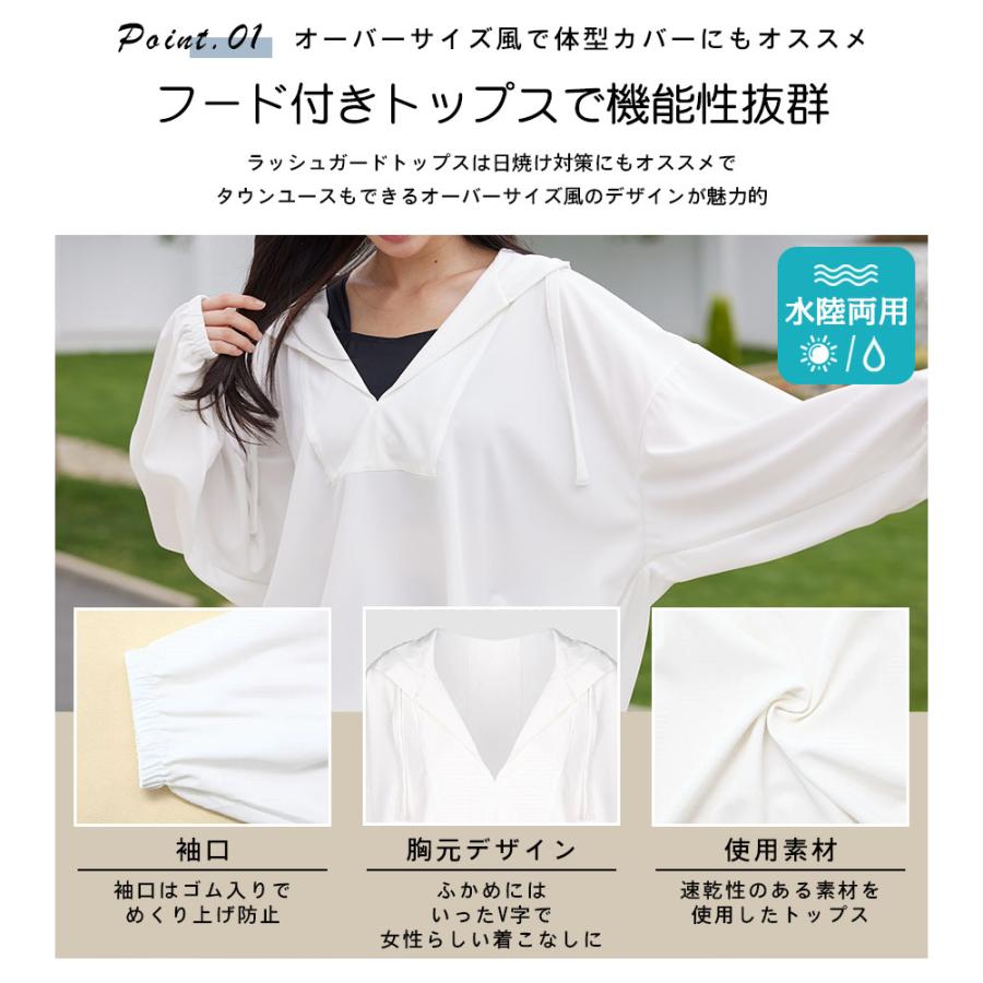 ラッシュガード レディース 長袖 レギンス トレンカ 水着 体型カバー