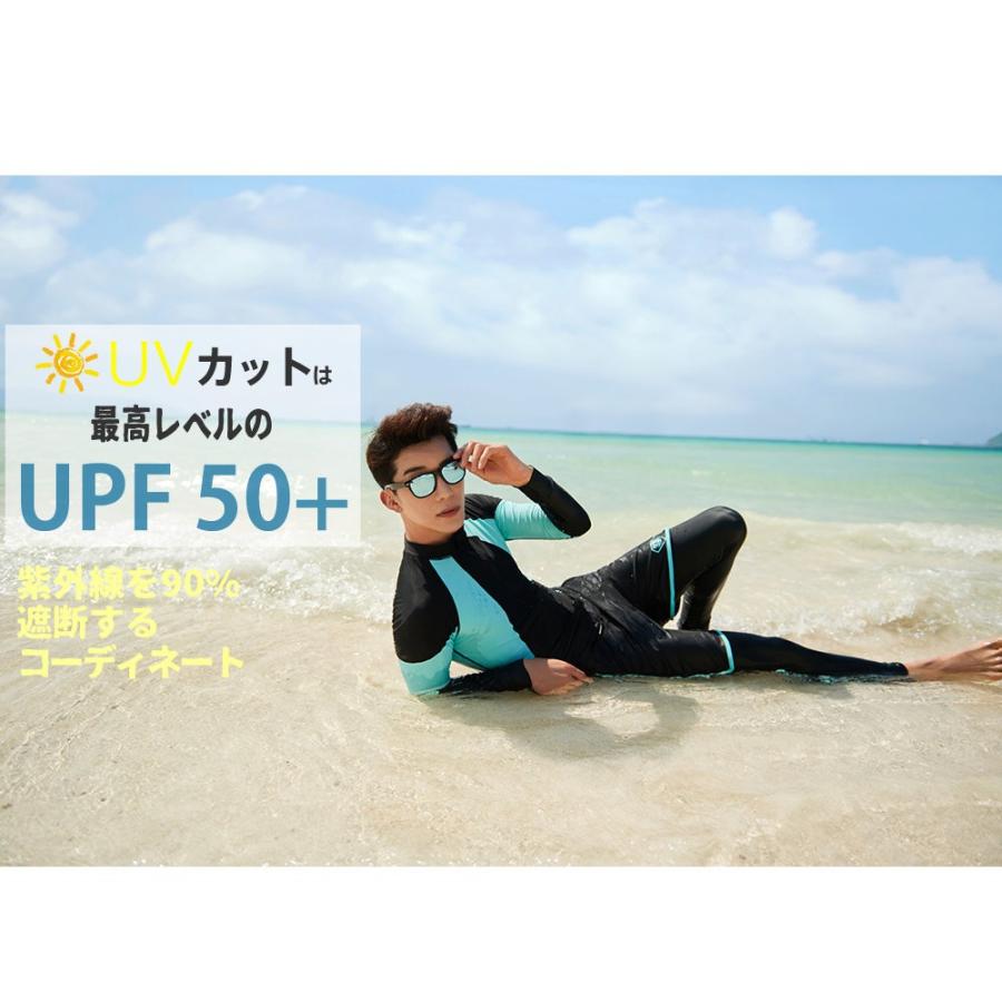 クーポンで2680円」フィットネス水着 水着 メンズ ラッシュガード 上下