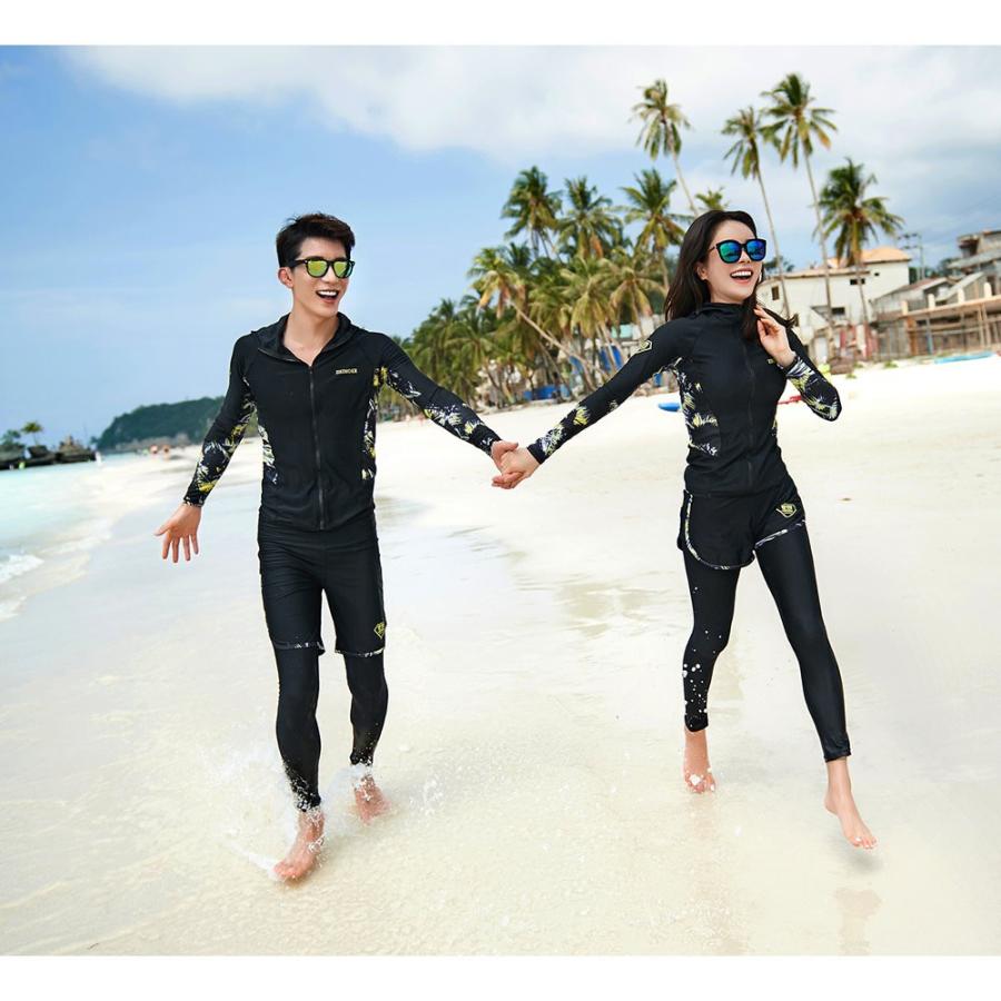 フィットネス水着 水着 メンズ ラッシュガード 上下セット 長袖 サーフ