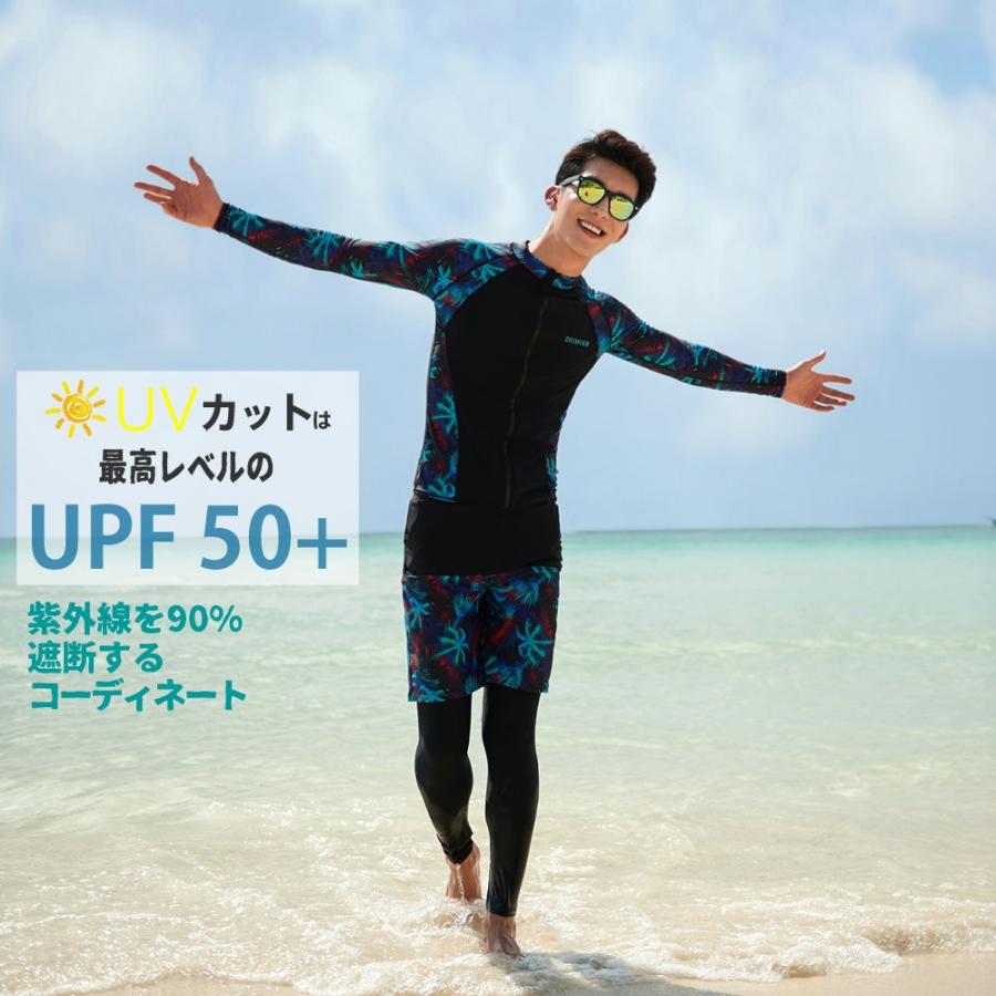クーポンで2680円」フィットネス水着 水着 メンズ ラッシュガード 上下