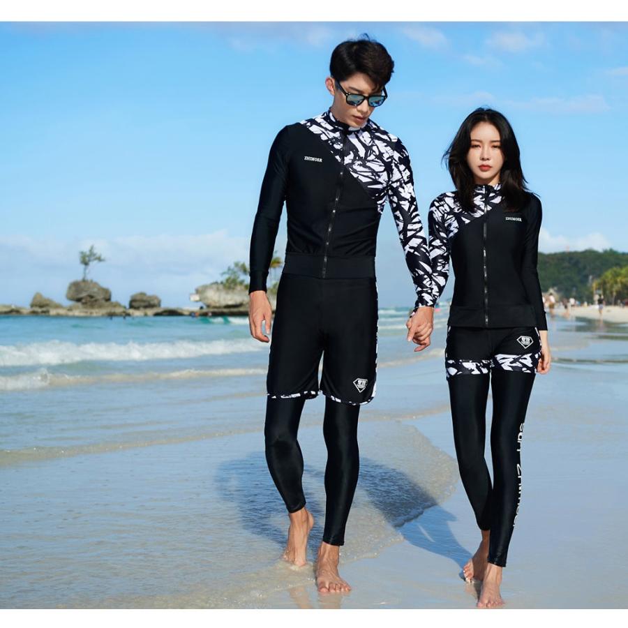 フィットネス水着 水着 メンズ ラッシュガード 上下セット 長袖 サーフフィットネス水着 おしゃれ 日焼け防止 スポーツ スイムウェア ジム 着脱簡単 M L Ll Zm16m Hoyuki 通販 Yahoo ショッピング